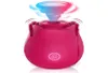 Nouveau vibrateur de succion clitoridienne langue d'aspiration intense lécher stimulateur de clitoris masseur de mamelon jouets sexuels pour femme sexe oral Rose Vibrato1022734