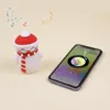 Haut-parleurs Haut-parleur Bluetooth de style de Noël Mini haut-parleur Bluetooth sans fil portable Cadeaux de Noël pour enfants Étui de voyage emballé