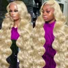 Baby hair 613 Blonde 13x6 HD Lace Frontal Wig 13x4 Front Body Wave Colored Wigs Human Hair Glueless 5x5 Closure for Black Women