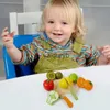 Кухни Play Food Play Food Игрушки для детей 8 шт. Деревянный набор для сортировки по цвету Play Food Set 3-6 лет Кухонная еда с разделочной доской Магнит Connectionvaiduryb