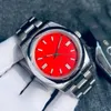 Męski automatyczny zegarek mechaniczny Strap ze stali nierdzewnej 41 36 mm Water odporny na designerski zegarek Montres de Luxe Pełna funkcja czas światowy