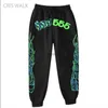 Spider Men's Pants Designer Sp5der Women's Trousers Fashion 55555 Sweatpants Autumn Winter Sports Hip-hop Leggings Bathroom Fleece Casual Long Clothing Yv0z