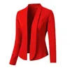 Costumes pour femmes Blazers 2023 Printemps Automne Costume décontracté à manches longues Revers Petite veste Manteau court Mode Daily Drop Livraison Vêtements Clot Dhqfa