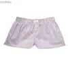 Shorts femininos Y2k pijamas shorts fofos xadrez Pj calças curtas flanela lounge shorts de dormir bottoms cintura elástica boxers baggy agasalhoL240119