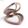 2 PIÈCES Miroirs Miroir de Maquillage Portable Mini Coeur Double Face Pliant Miroir de Vanité Abeille Compact Cosmétique Miroirs à Main Voyage de Poche