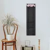 Sacs de rangement Noir Grand porte-rouleau mural 600D Oxford Tissu Organisateur Gain de place Accessoires pour la maison