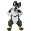 Costume de mascotte de chien Husky blanc, tenue de fête fantaisie d'halloween, tenue de personnage de dessin animé, costume de carnaval, taille adulte, tenue d'extérieur d'anniversaire