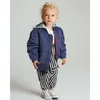 Neue verdickte Fleece-Kinderpilot-MA-1-Jacke für Herbst und Winter, verdickter Babymantel für Jungen und Mädchen, große und mittlere Kinder-Baseballjacke