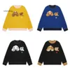 palmangles t-shirt Vêtements de mode Sweatshirts la version correcte des anges Cuthead Bear Pull américain pull ample haut tricoté pour hommes et femmes