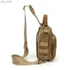 Outdoor-Taschen Militärische Taktische Einzelschultertasche 900 D Oxford Männer Outdoor Umhängetaschen Für Camping Klettern Angeln Trekking Molle BagH24119