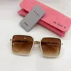 Luxury Designer Sunglasses MIU Advanced version Classic Ladies Eye sunglasses Urban fashion leisure Large-frame sunglasses