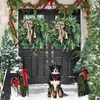 装飾的な花玄関のためのクリスマスリース