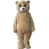 Dança urso mascote traje unisex dos desenhos animados anime tema personagem carnaval masculino feminino vestido de natal fantasia desempenho vestido de festa