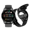 Smartwatches GEJIAN X7 Headset Smart Watch TWS Zwei in einem drahtlosen Bluetooth Dual Headset Anruf Gesundheit Blutdruck Sport Musik Smartwatch