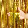 Cheap Tinsel Foil Fringe Curtains Backdropfor for Photo Booth Wedding Graduations Birthday Christmas Event Party Supplies 240119