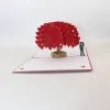 3D Lasergesneden Handgemaakte Liefde Hart Boom Papieren Uitnodiging Wenskaarten Briefkaart Voor Valentijnsdag Bruiloft ZZ