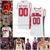 Ole Miss Basketball Jersey NCAA stitched jersey Any Name Number Men Women Youth Embroidered Rashaud Marshall Cole McGrath Matthew Murrell Robert Cowherd Caldwell