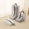 Torby do przechowywania długie i krótkie buty deszczowe Torka Składane Buty PVC Organizer Wodoodporny na kurz obcas