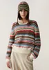 Pulls femme hiver loro col rond couleur vive pull en cachemire piana