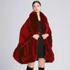 Dress Coat for Women 2023 Autumn and Winter New Imitation Fur Collar Knitted Cardigan Loose Jacket Women