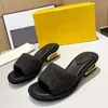 Designer-Sandalen, Plateau-Slides für Damen, hochwertige Abendschuhe, echtes Leder, Luxus-Damen, klassische Marke, lässige Frau, modische Schuhe, Größe 35–42, mit Box