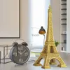 Strumenti artigianali Piececool Puzzle in metallo 3D Torre Eiffel Kit di costruzione di modelli da 8,66 pollici Regali di puzzle fai da te per adolescenti (altezza 22 cm) YQ240119