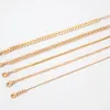 Braccialetti di collegamento 5 pz/set Set di braccialetti piatti di lusso per le donne Ragazza Coreana Pendenti e ciondoli Delicato color oro Lega di metallo Anillo 25470