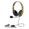 Casque/casque Casque de jeu camouflage 3,5 mm AUX filaire casque basse stéréo écouteur avec microphone antibruit pour PS4 PS5 Xbox One PC