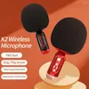 Microfoons K2 Draadloze Bluetooth-microfoon Luidspreker Karaokegeluid Multifunctioneel zingen voor kindertelevisie thuis