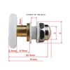 Other Door Hardware 8 Pcs Eccentric Wheel Shower Room Pley Bathroom Sliding Glass Roller Household Repair Part Drop Delivery Home Gard Dhi4V