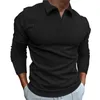 Men's T Shirts Casual Standing Collar Mens Long Sleeve Layering Shirt Large Tall A Sleeves For Men