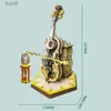 Arts and Crafts Creative Magic Cello Mechanical Music Box Toys Stem Moveable Funny Wooden Manual DIY Stereo Puzzle Model Kids Adult Gifts YQ240119