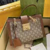 Origineel hangslot klein dubbel slot bedrukt winkelketen Tote Bag damestas met enkele schouder Factory Online 70% verkoop
