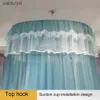 Mosquito Net Breathable Hanging Mosquito Net Top Hook Lace Bed Canopy Encrypted Mesh Round Dome Court Style Crib Canopy Bedroom Decorationvaiduryd