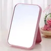 2PCS Mirrors Desktop Przenośna próżność lustro plastikowe duże makijaż lustro składane kwadrat Księżniczka lustro kolorowe lustro narzędzia do urody