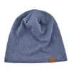 Berets zimowy czapka maska ​​dla mężczyzn i kobiet moda ciepło solidny kolor czapki czapki Sprężyna swobodne czapki turbanu Hip Hop Velvet