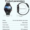 Orologi intelligenti ECG + PPG Chiamata Bluetooth Smart Watch Uomo Laser Salute Pressione sanguigna Fitnes Orologi sportivi Uomo Sport Smartwatch impermeabile + BoxL2401