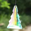 Chandelier Crystal 1pc 76mm Tree Shape Prism Garden Suncatcher Hang Decor Glass Light Shadow Art Replacement Lamp Part