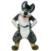 Costume de mascotte de chien Husky blanc, tenue de fête fantaisie d'halloween, tenue de personnage de dessin animé, costume de carnaval, taille adulte, tenue d'extérieur d'anniversaire