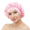 Neue Frauen Mode Stretch Breiten Rand Wasserdichte Kappe Solide Einfache Schlummertrunk Schönheit Haar Pflege Hut Mehrfarbige Wiederverwendbare Dusche Kappe
