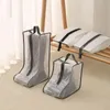 Sacs de rangement pour bottes de pluie longues et courtes, fourre-tout pliable en PVC, organisateur de chaussures, imperméable à l'eau et à la poussière, talon haut