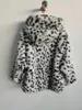 Fascilla da donna Elegante moda Fascilla Fuggente cappotto finto femminile 2024 Inverno femminile esclusive Leopardo leopardo giacche