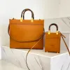 Hantera Totes Bag Luxury äkta läder modeväska designer weekender handväskor korsar kroppsresor axel shoppare väskor