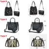 Totes Popular Fashion Damen Personalisieren Punk Rivet Skull Umhängetasche Handtasche Schwarz