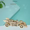 Sanat ve El Sanatları 3D ahşap bulmaca araba diy modeli mekanik şanzıman araba modeli yaratıcı montaj oyuncak hediye yq240119