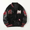 شارع High Street Black Baseball Jacket Men European Hiphop Letter Male Coat American Retro Embroidery AllMatch Loose for 240118