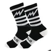 Sports Socks Men Cycling Socks Breathable Basketball Running Football Sports New Design Drop Delivery Sports Outdoors Athletic Outdoor Dhoju