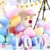 Party Decoration Set Of 50 Pcs Heart Shaped Latex Balloons For Multicolor Unisex