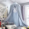 Myggnät Baby Canopy Mosquito Children Room Decoration Crib Netting Baby Tent Hung Dome Baby Mosquito Net Photography PropsVaiduryd