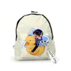 Bags Popular Youthful Quackity My Beloved School Bags Notebook Backpacks 3D Print Oxford Waterproof Key Chain Small Travel Bags